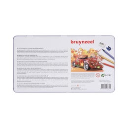 Bruynzeel &rdquo;Kupla&rdquo; Kyn&auml;setti &ndash; 60 osaa (Retro Beetle Tin)