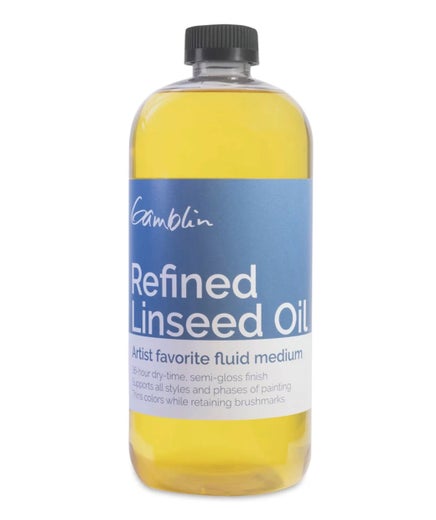 GAMBLIN REFINED LINSEED OIL 250 ml PUHDISTETTU PELLAVA&Ouml;LJY