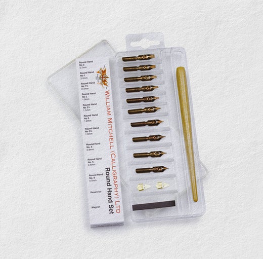 William Mitchell Calligraphy Round Hand Set