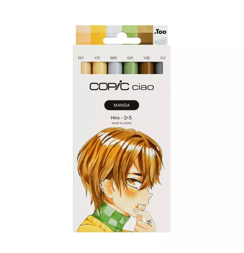 Copic Ciao Manga Set Hiro