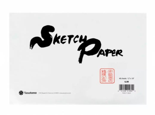 Yasutomo Sketch Paper riisipaperi | Lehti&ouml; 30x43 cm