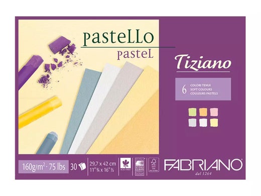 TIZIANO LEHTI&Ouml; VAALEAT PASTELLIS&Auml;VYT A4, 30ARK.
